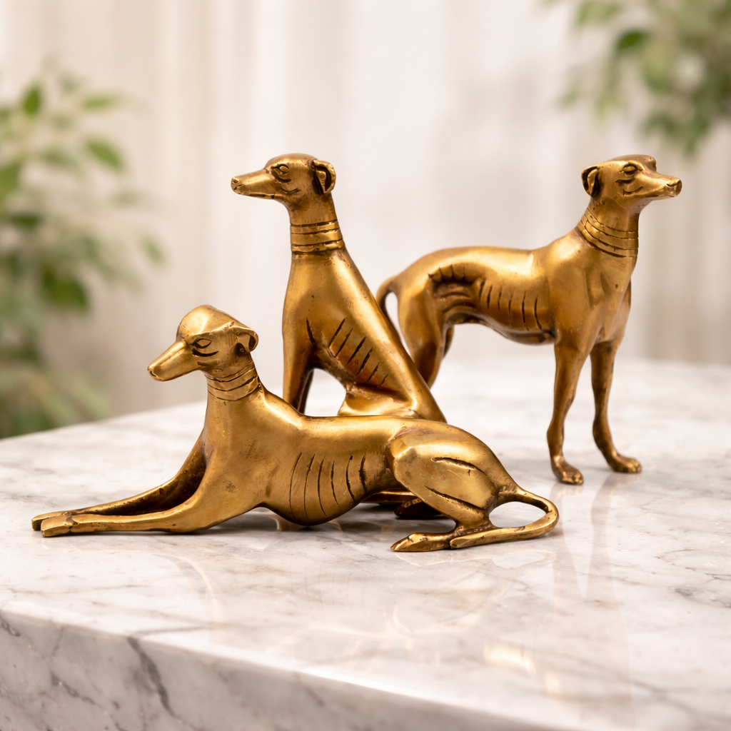 Brass Decorative animals sculptures