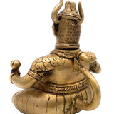 Bhunes Brass Decorative Traditional Diya Oil Lamp Vilakku Kiran Lamp For Temples, Puja, Gifts, Home Décor,Gold, 5.5 Inch, 1 Piece