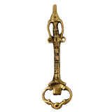 Bhunes Brass Handmande Tribal Opener, Bastar Art,Gold, 7.5 Inch, 1 Piece