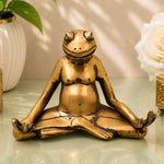 Yoga Frog Sculpture for Meditation
