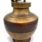 Bhunes Brass Antiques Kamandal | Brass Stoup | Gangajali With 2 Litre Capacity,Gold, 10.5 Inch, 1 Piece