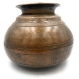 Bhunes Brass Antique Lota, Loota, Chambu, Lotiya, Water Kamandal,Gold, 7 Inch, 1 Piece