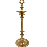 Brass Traditional Table Diya, Oil Lamp For Inauguration Vilakku Kiran Lamp For Temples, Puja, Gifts, Home Decor