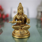 Brass Annapurneshwari Annapurna Devi Idol