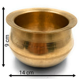 Bhunes Brass Bowl, Bowls, Pittal Ka Katora,Gold, 3.5 Inch, 1 Piece