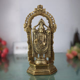 Brass Venkateshwara Idol | Lord Thirupathi Statue | Lord Balaji Idols | Tirupati Idol God Statue Showpiece | Venkateshwara | Thirupathi Balaji Statue | Murti