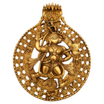 Brass Hanuman Wall Hanging Idol