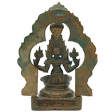 Bronze Handcrafted Mariyamman Idol | Panchaloha Mariamman Murti, Ashtadhatu Goddess Statue for Pooja, Home & Temple Decor,Gold, 5.5 Inch, 1 Piece