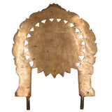 Bronze Prabhavali Idol – Panchaloha Murti, Handmade Chola Art, Temple & Pooja Halo Frame, Divine Idol Backdrop, Spiritual Aura Arch, Gold, 8.5 Inch, 1 Piece