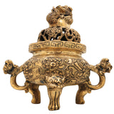 Brass Dragon Bowl Idol Peetal Pitala Pittalam Tambra Hitale Velli Pittal Decorative Dragon Box, Handcrafted Pitalu Dragon Bowl, Gold, 8 Inch, 1 Piece