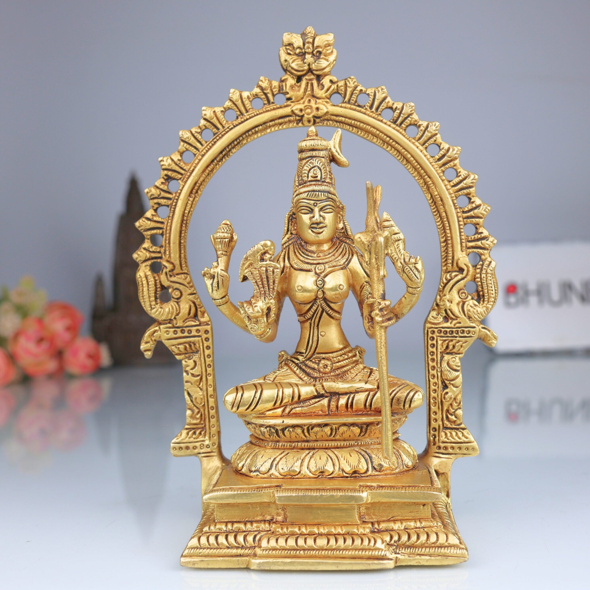 Brass Kamakshi Devi Idol