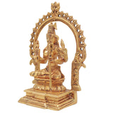 Brass Kamakshi Devi Idol – Lalita Tripura Sundari Rajarajeshwari Shakti Murti for Pooja, Temple & Home Decor, Rajarajeshwari Idols,Gold, 7.5 Inch, 1 Piece