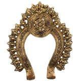 Brass Prabhaval Frame Arch Wall Hanging Prabhawal For Home Decor Prabhawali For Diety Prabhavali,Gold, 10 Inch, 1 Piece