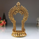 Brass Chowki Peetha With Prabhavali