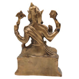 Handcrafted Brass Varahi Amman Idol | Varahi Devi Murti | Varahi Mata Statue | Dandanayaki Varahi Vigraha for Pooja, Temple & Home Decor, Gold, 10.5 Inch, 1 Piece
