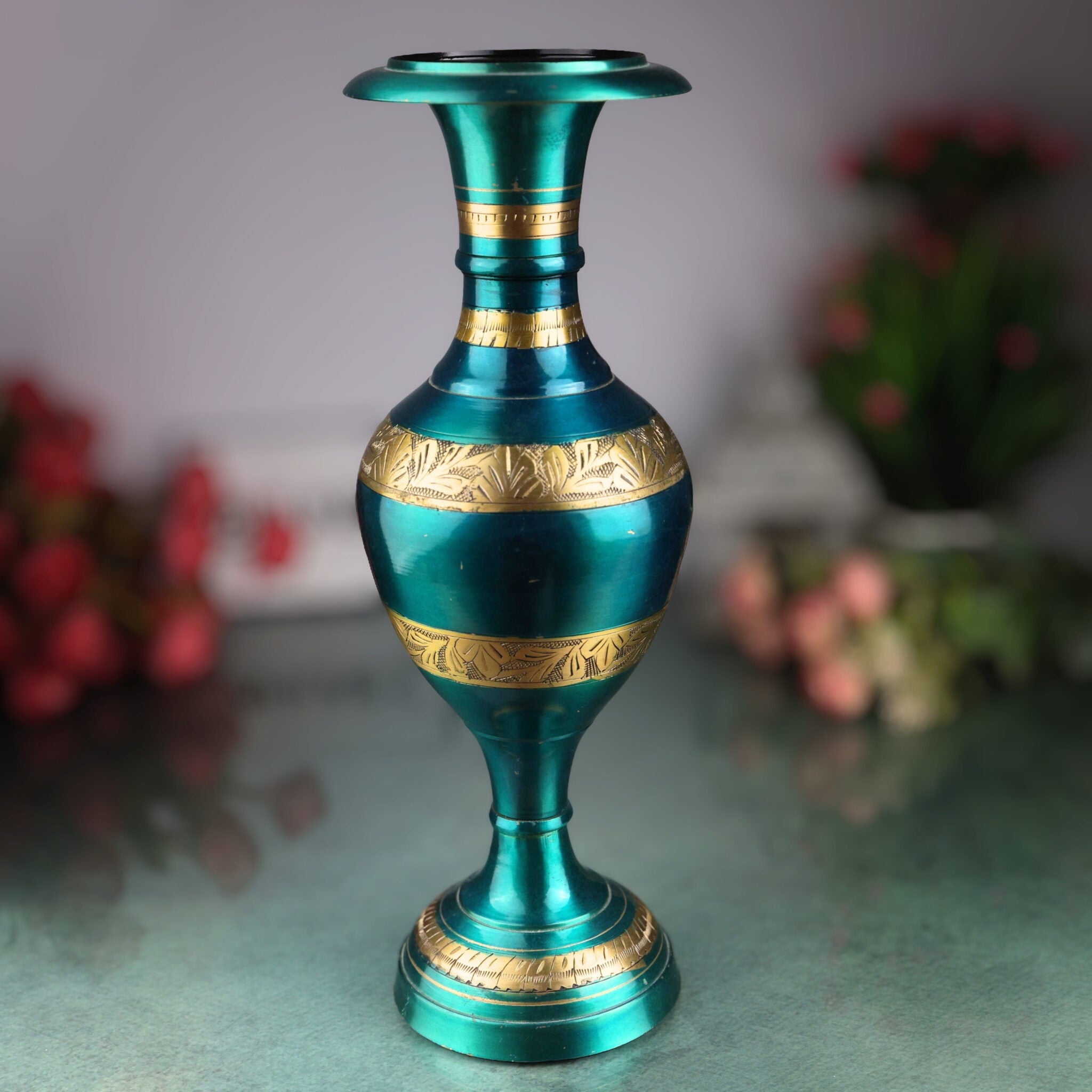 Brass Flower Vase | Brass Vases | Flower | Brass | Phooladaan | Vas | Vaz | Brass Vases For Home | Beautiful Vase | Brass Vase