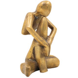 Brass Modern Art | Arts | Brass Awards | Brass Trophy | Brass Lady | Home Decor| Decoratives, Gold, 6.5 Inch, 1 Piece