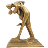 Brass Modern Art | Arts | Brass Awards | Brass Trophy | Brass Lady | Home Decor| Decoratives, Gold, 12 Inch, 1 Piece