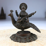 Brass Goddess Saraswati Idol