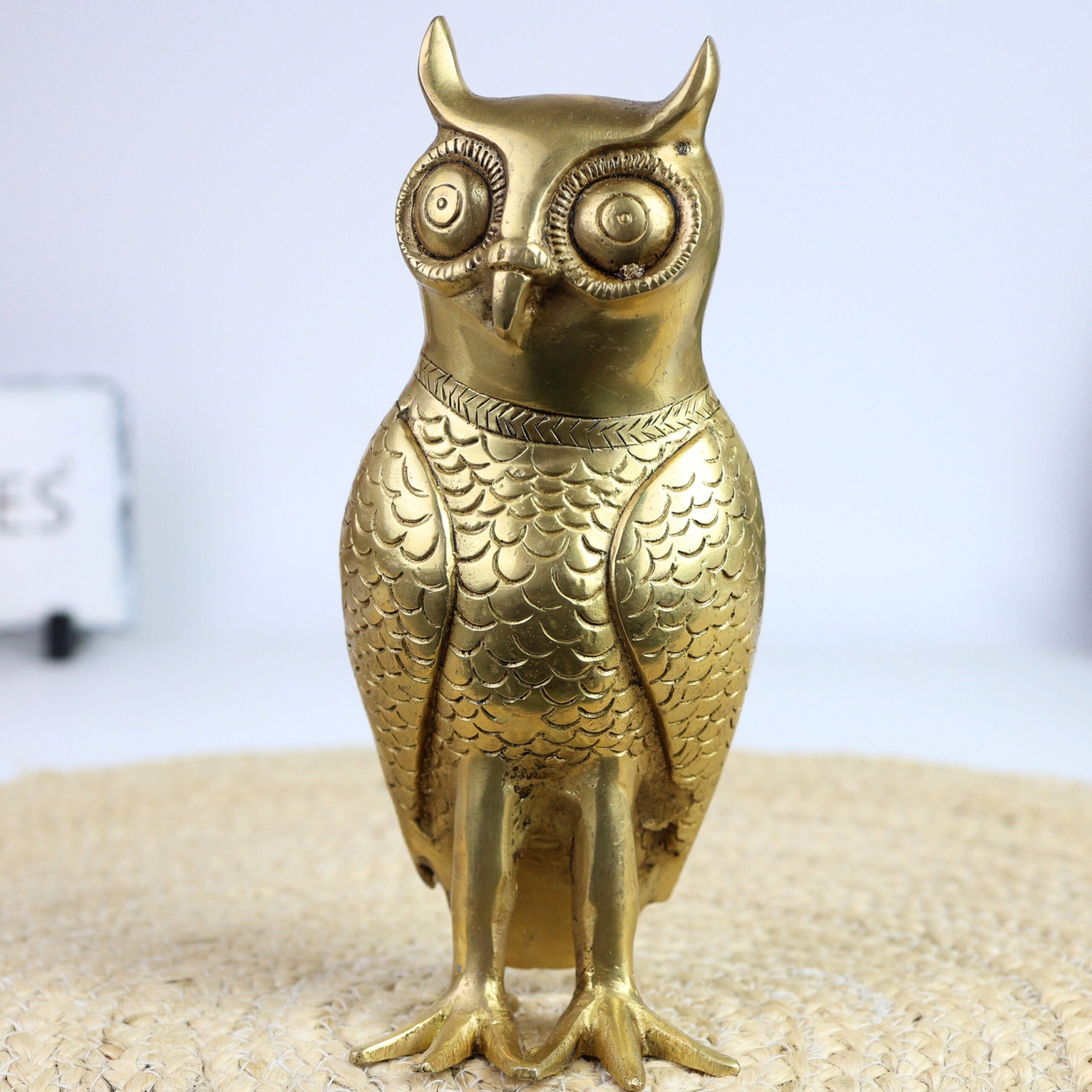 Brass Ullu Idol for Vastu