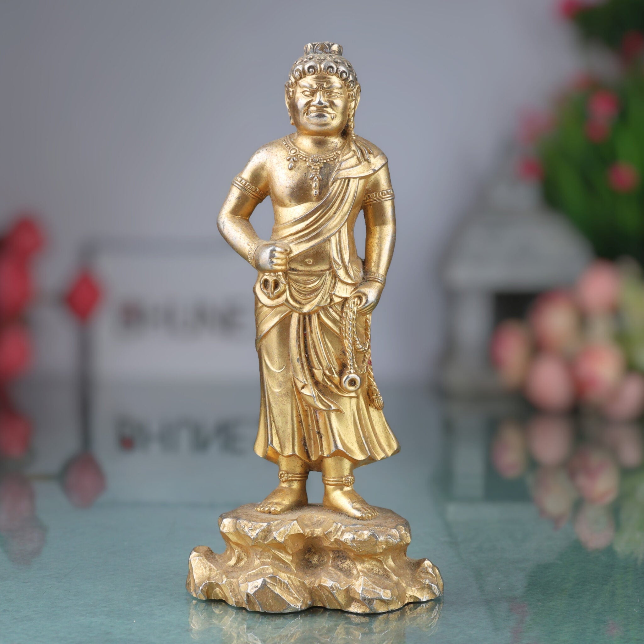 Brass Antique Buddhist Tibetian Decorative Showpeice