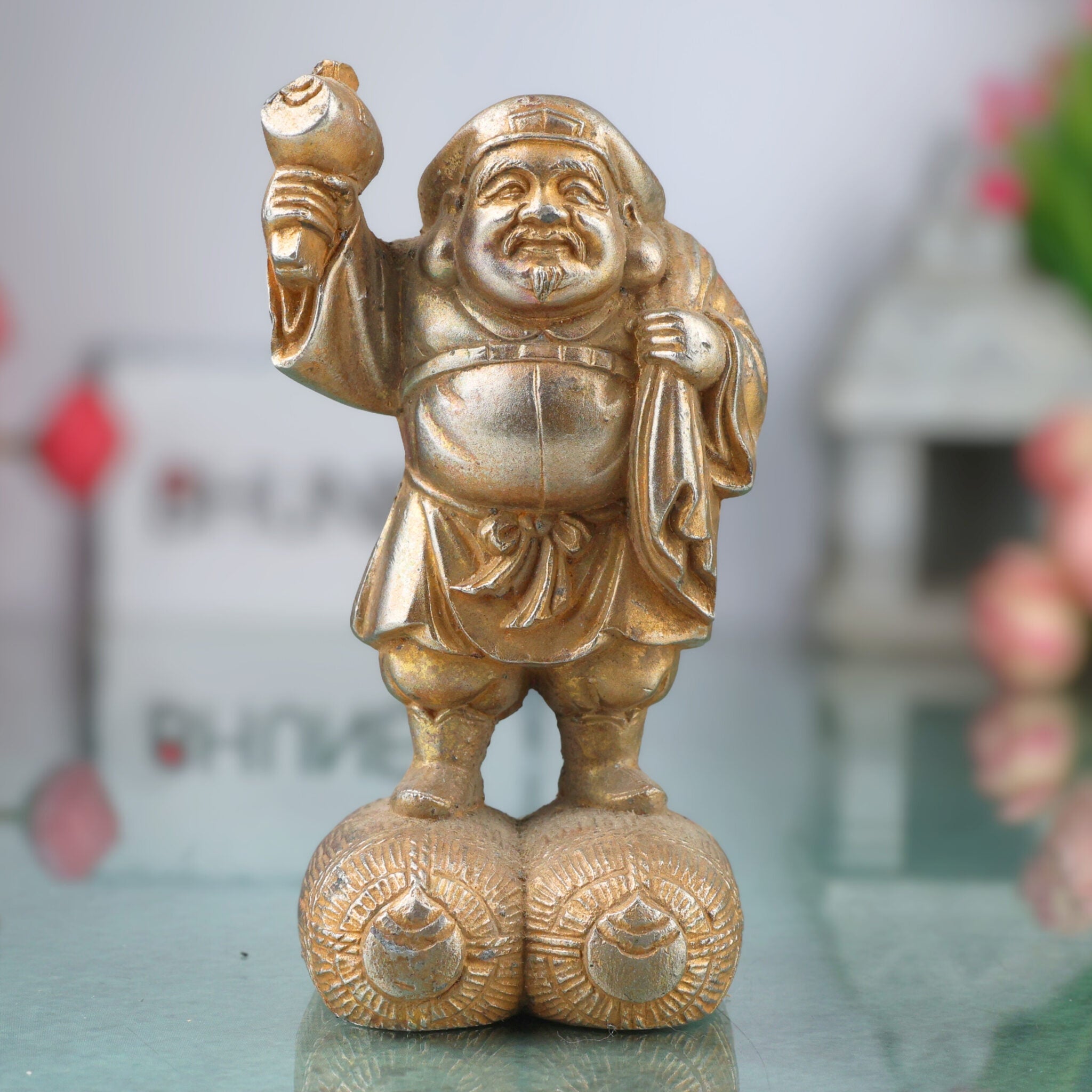 Brass Antique Buddhist Tibetian Decorative Showpeice