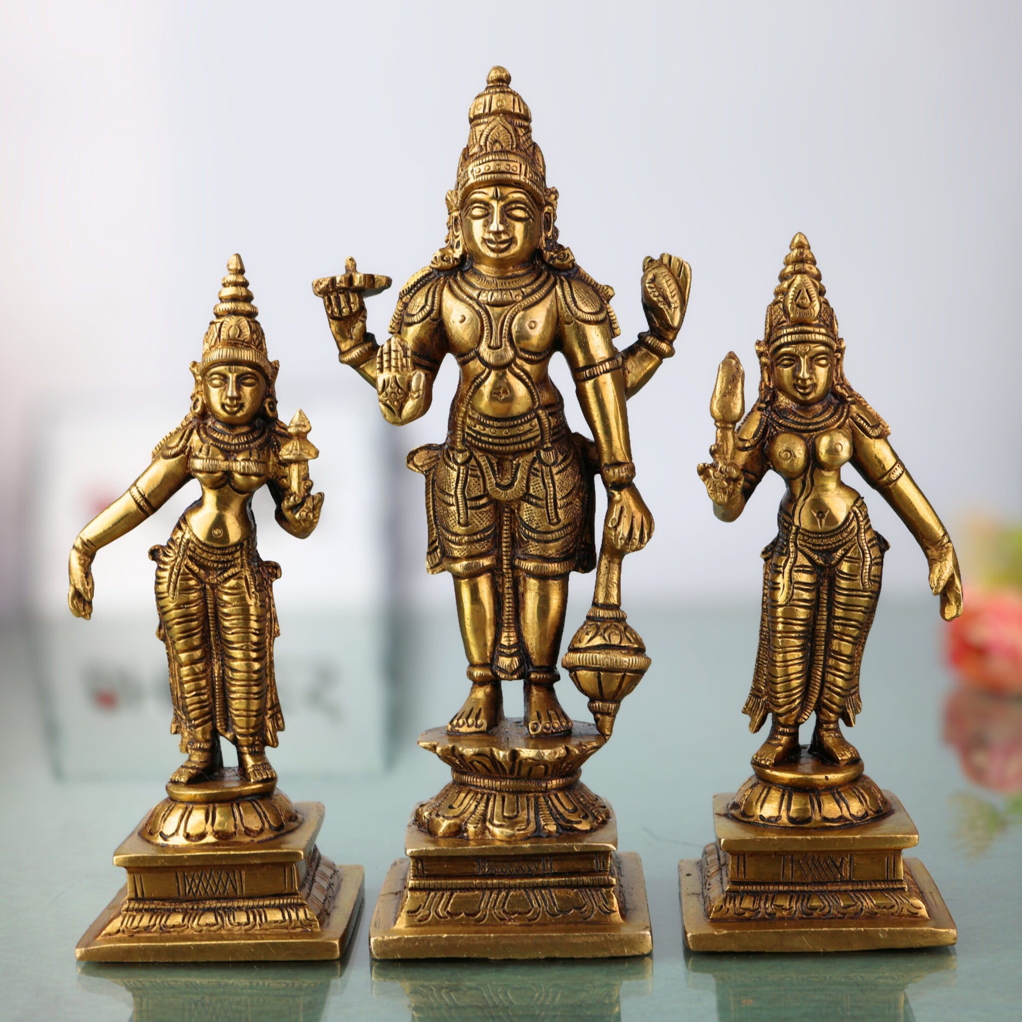 Vishnu with Sridevi Bhudevi