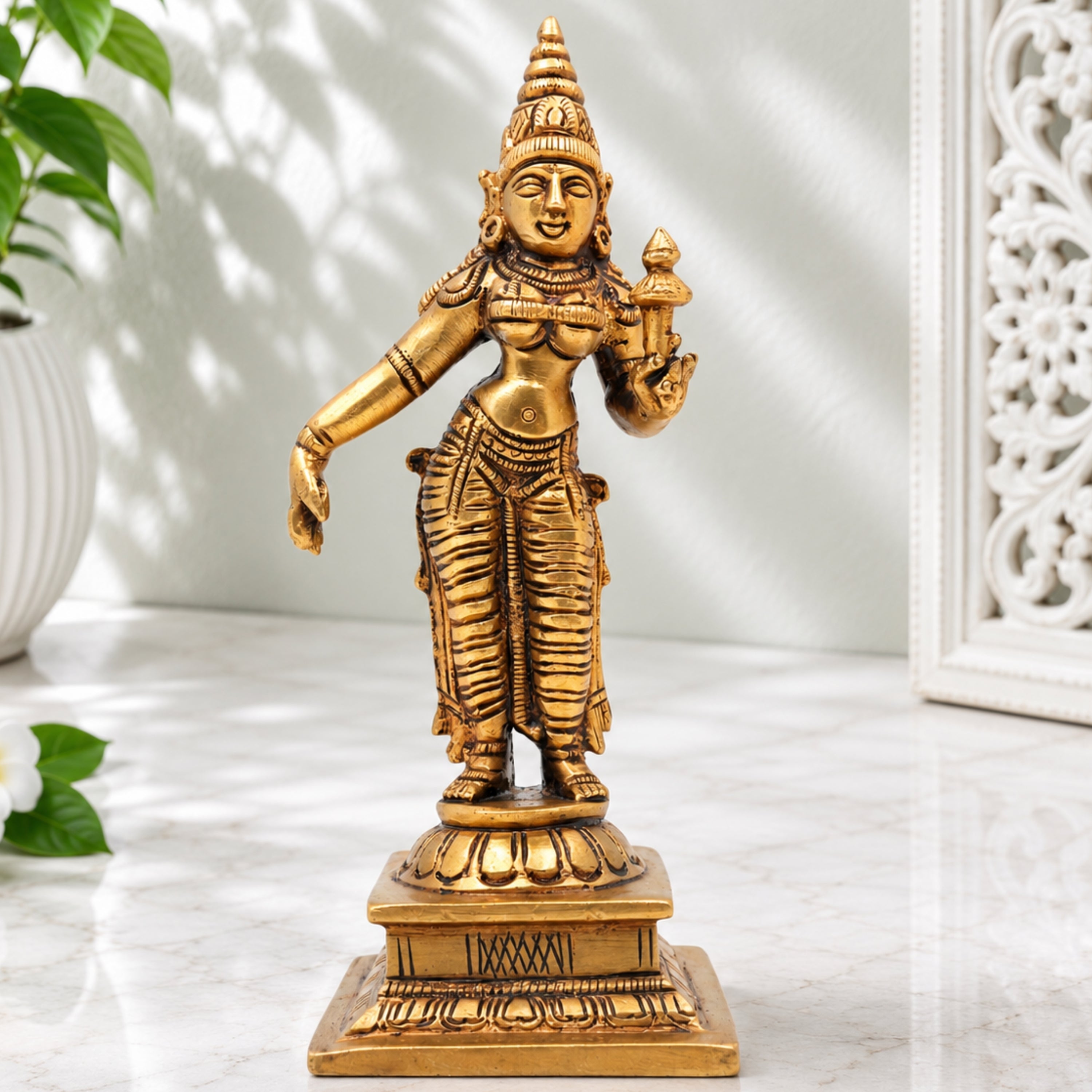 Brass Maha Lakshmi Idol