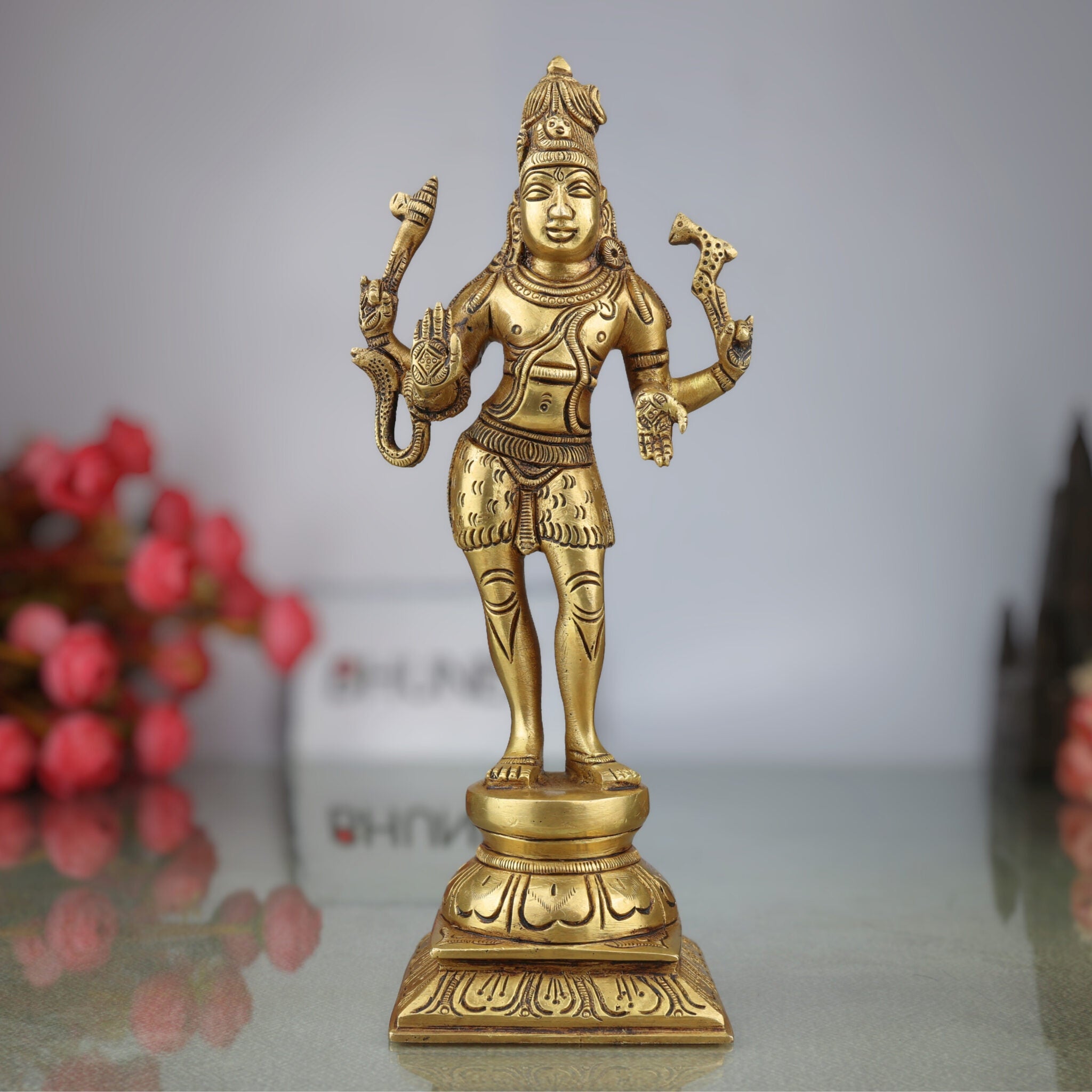 Brass Shiva Statues |Lord Shiv Idol, Shankar Idol, Shiva |Lord Shiva Idols|Shankar Murti For Gift| Shiva Brass Statue| Home Decor, Showpiece