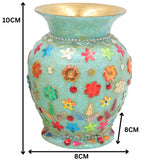 Brass Vases | Flower | Brass | Phooladaan | Vas | Vaz | Brass Vases For Home | Beautiful Vase | Brass Vase | Flower Vase - Set Of 2, Gold, 4 Inch, 1 Piece