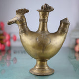 Brass Antique Kamandal | Brass Stoup | Gangajali | Ganga Jali | Pooja Loota | Water Kamandal - Antique Loota | Kamandal