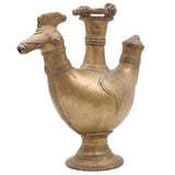 Brass Antique Kamandal | Brass Stoup | Gangajali | Ganga Jali | Pooja Loota | Water Kamandal - Antique Loota | Kamandal, Gold, 9 Inch, 1 Piece