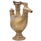 Brass Antique Kamandal | Brass Stoup | Gangajali | Ganga Jali | Pooja Loota | Water Kamandal - Antique Loota | Kamandal, Gold, 9 Inch, 1 Piece