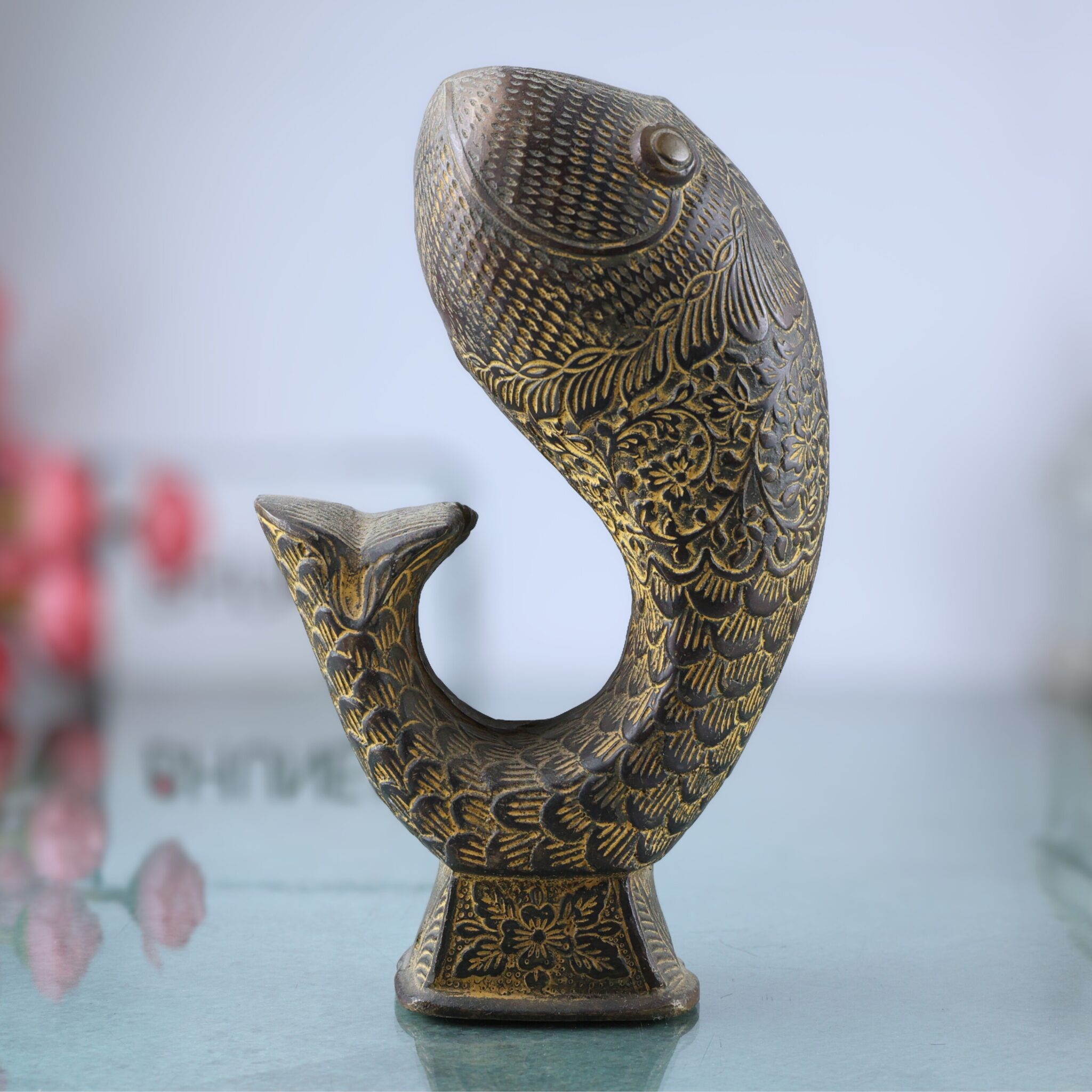 Brass Fish Styled Pen Holder | High Quality Brass Pen Holder | Pen Holder | Pen Stand