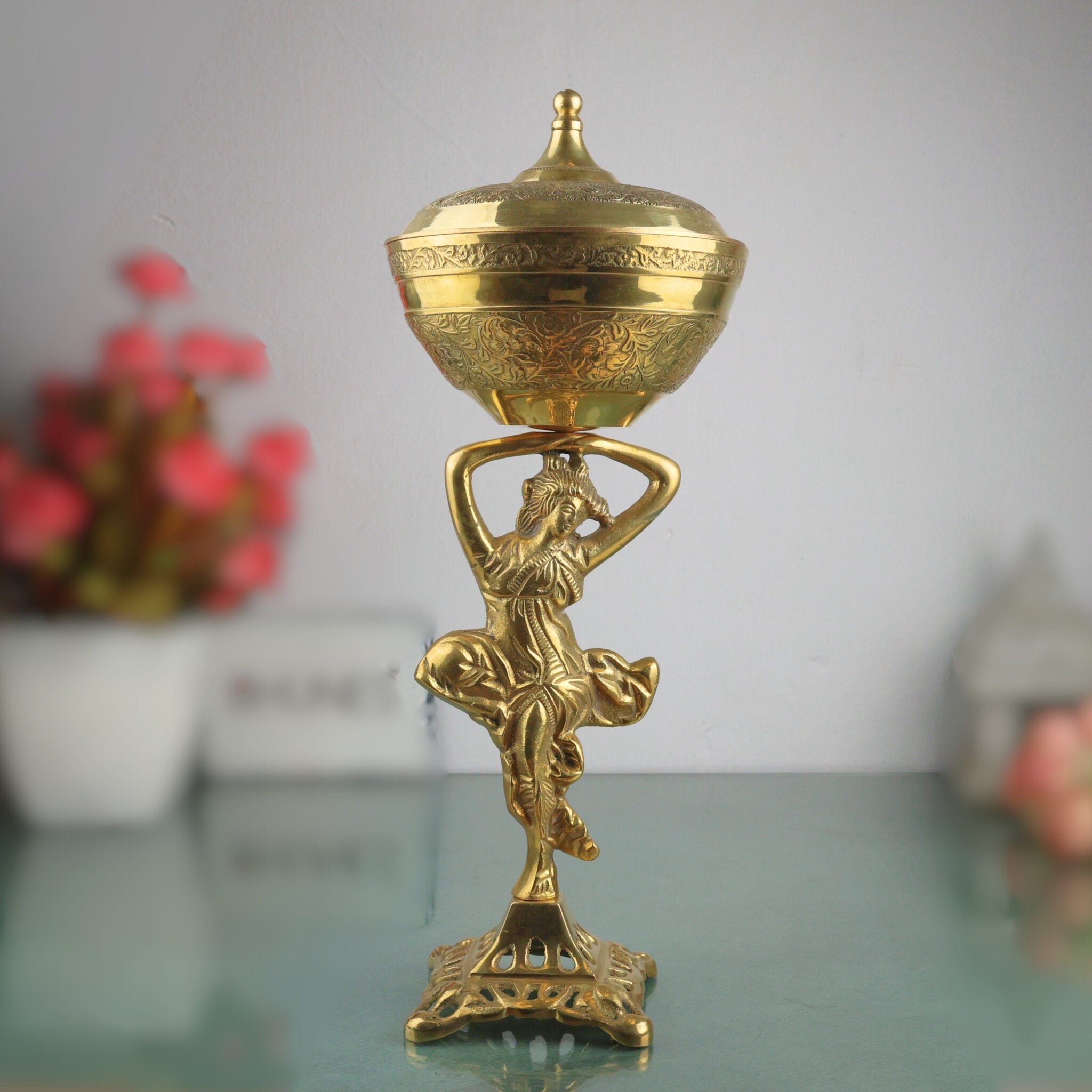 Brass Bowl | Decorative Bowls | Fruit Bowl | Dry Fruit Bowl| Stand | Decor Bowl | Pittal Ka Katora