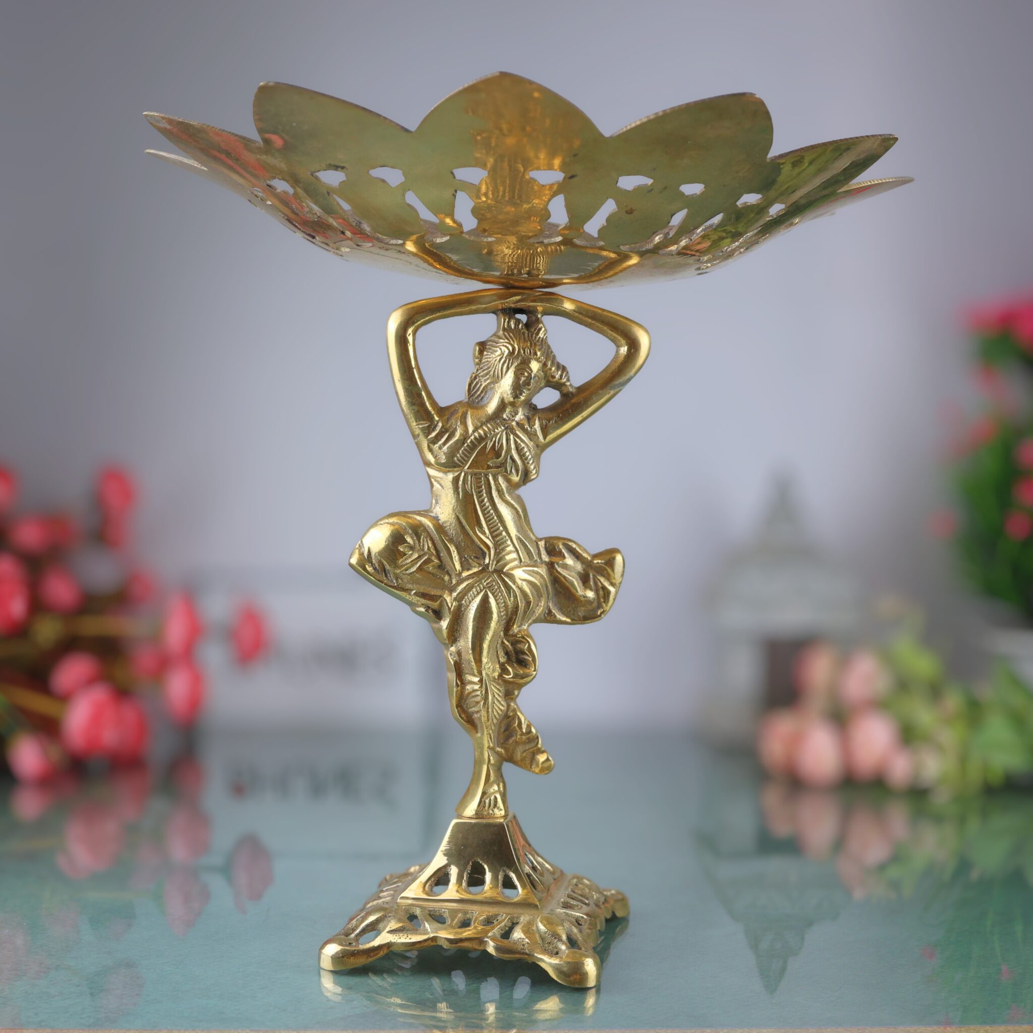 Brass Bowl | Decorative Bowls | Fruit Bowl | Dry Fruit Bowl| Stand | Decor Bowl | Pittal Ka Katora