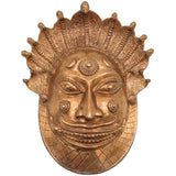 Handcrafted Bronze Bhairava face Idol