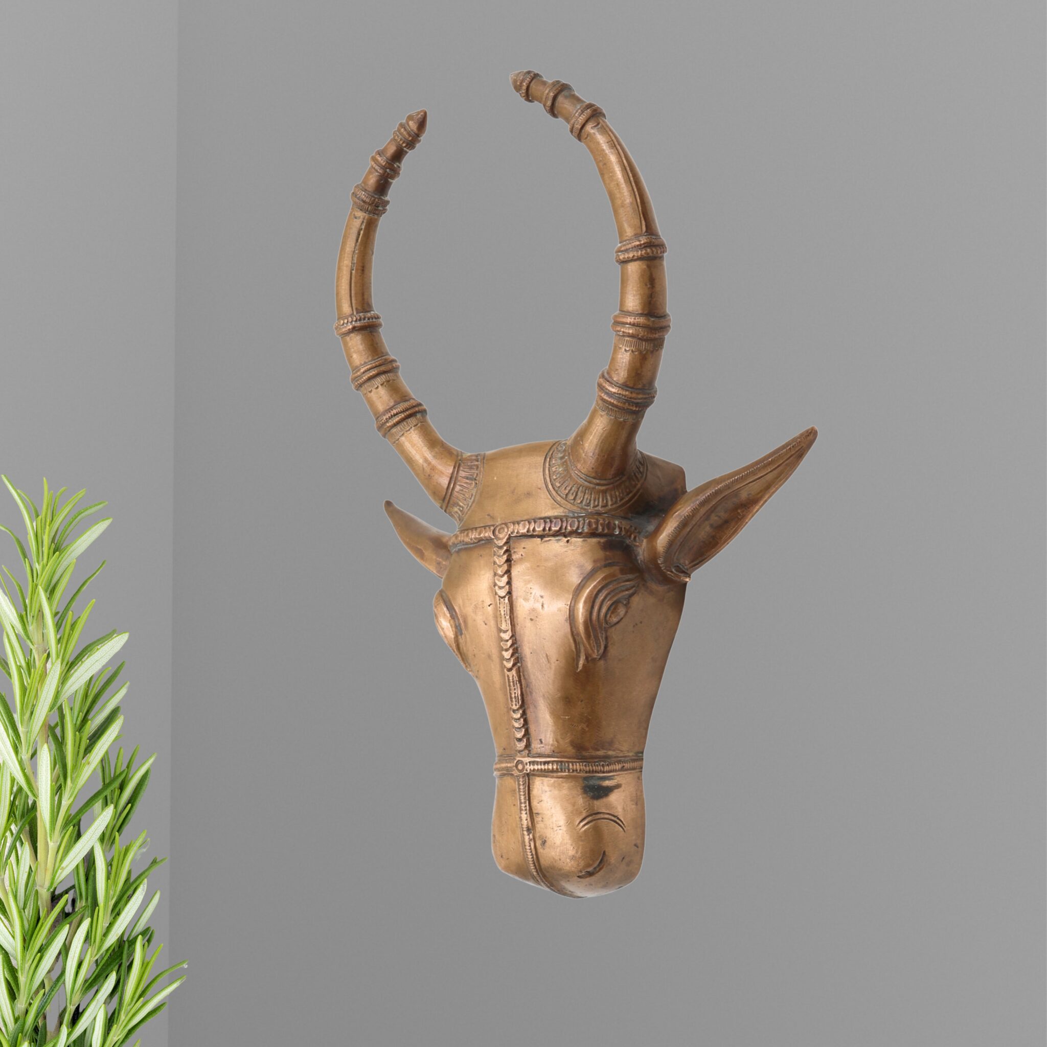 Handcrafted Bronze Nandi Idol