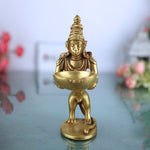 Brass Yali Lamp | Lion Holding Lamps | Temple Lamps | Oil Lamp | Brass Table Lamp| Brass Lamp | Diya | Lamps | Deep | Deepam | Lamps | Lamp | Brass Lamps | Table Lamp - Set Of 2