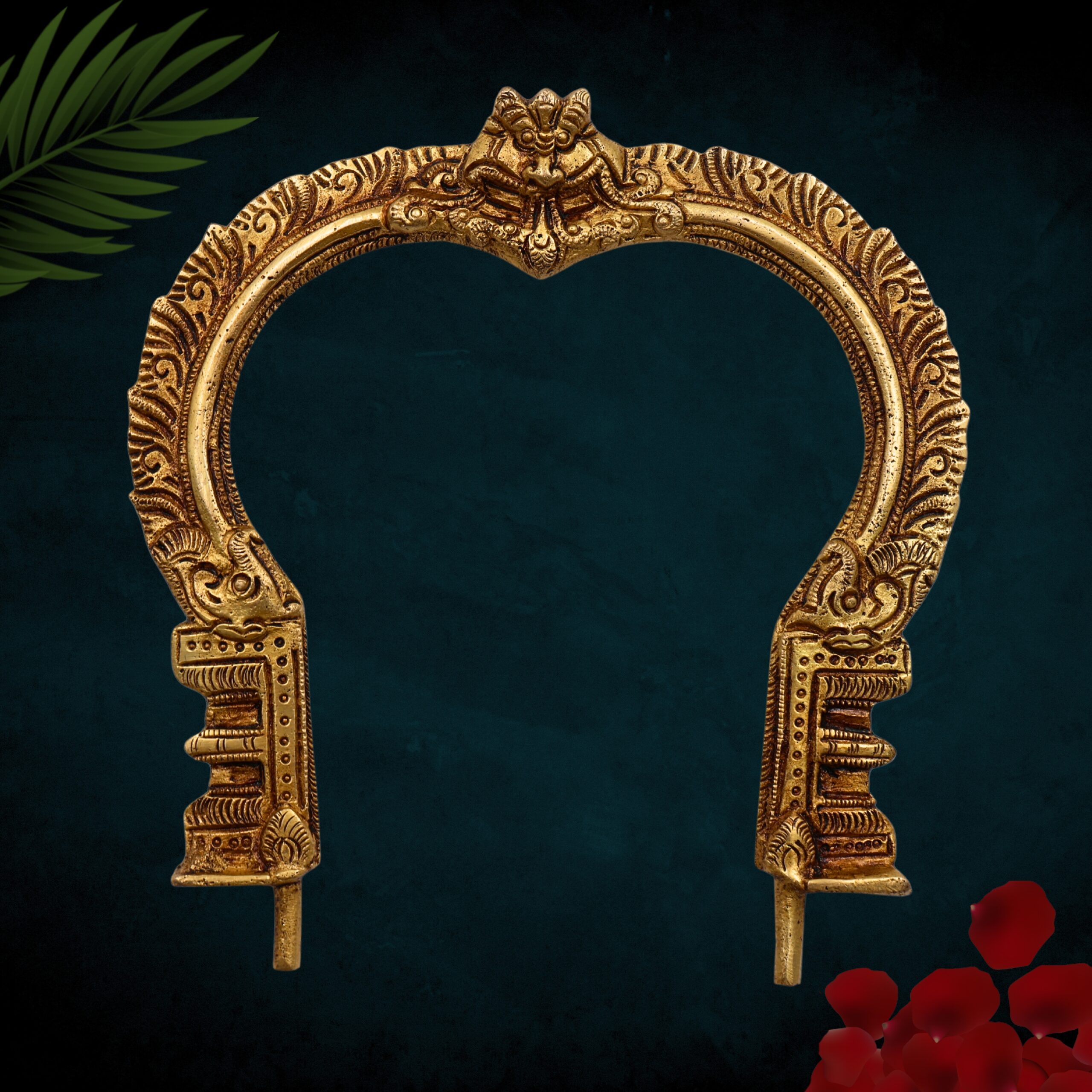Brass Prabhavali Frame Wall Hanging