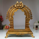 Brass Deity Stand with Prabhavali and Chowki