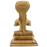 Brass Manavala Mamunigal Idol,  Azhagiya Manavalan Varavaramuni Pital Moorthi Vigraham Statue for Pooja & Home Decor, Gold, 5 Inch, 1 Piece