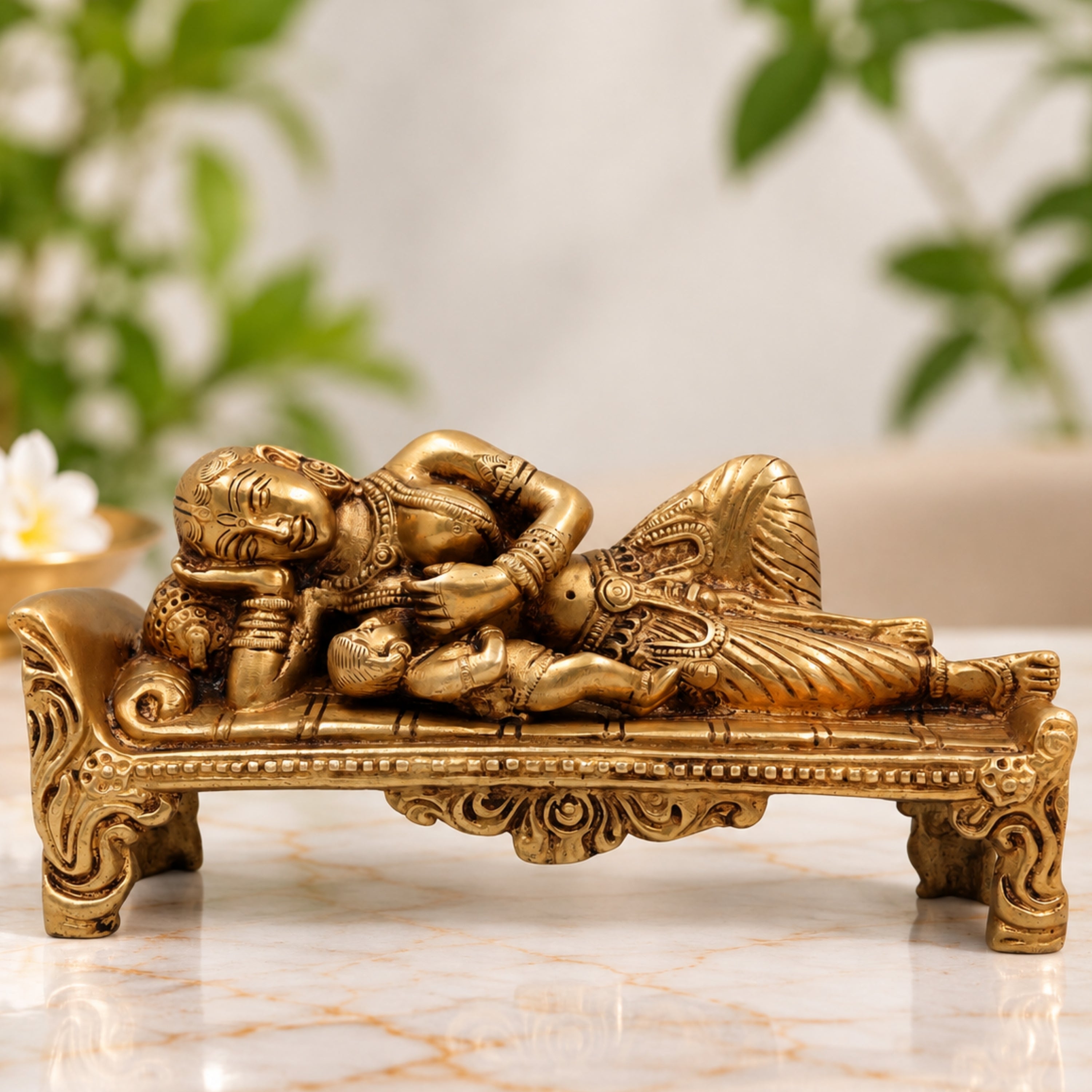 Yashoda Feeding Krishna Idol
