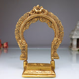 Brass Chowki with Prabhavali