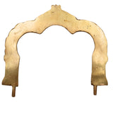 Bhunes Brass Prabhavali Frame Arch Wall Hanging – Traditional Prabhawali for Home Temple, Deity Backdrop & Pooja Decor, Gold, 8 Inch, 1 Piece