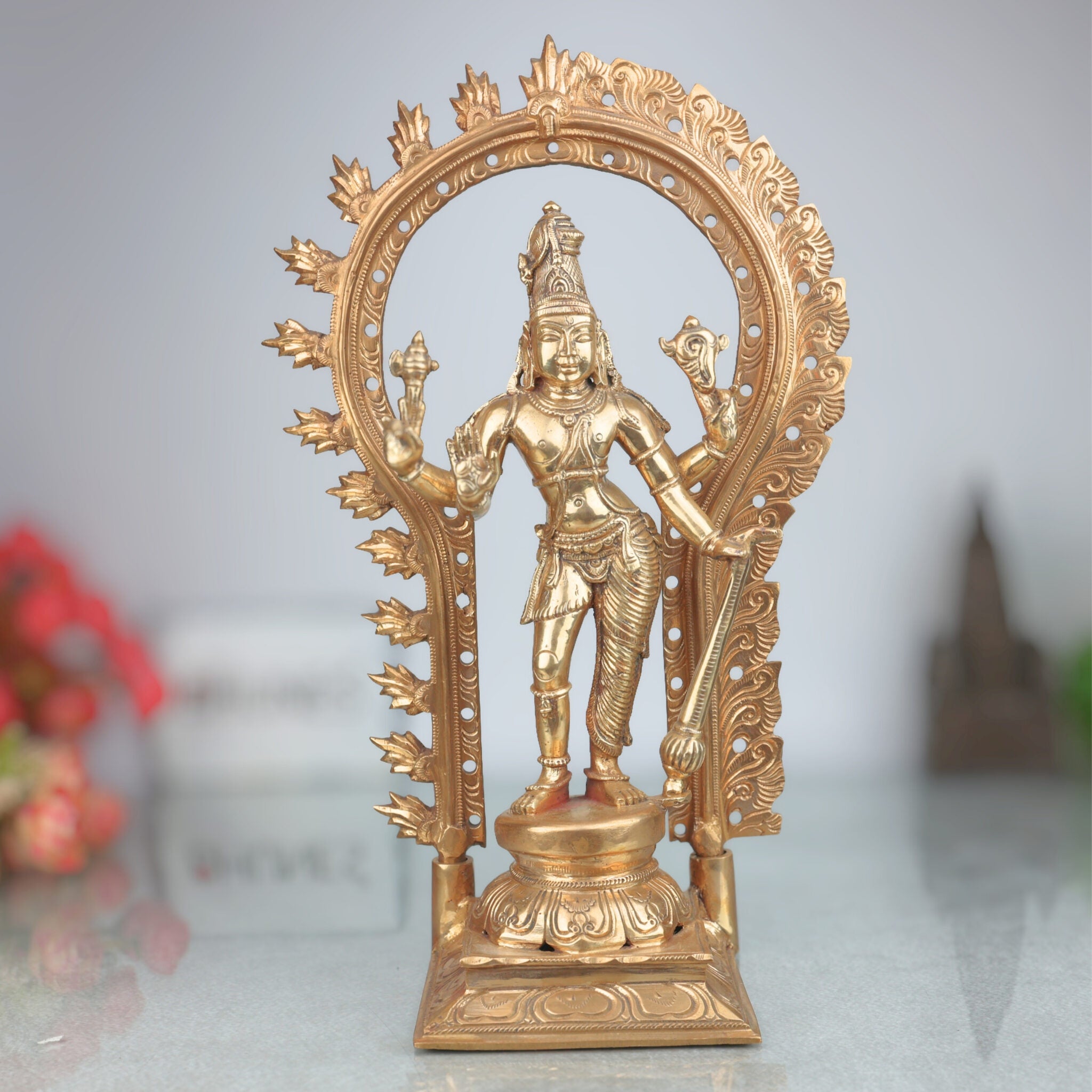 Exquisite Handmade Bronze Harihara Idol