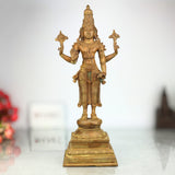 Handmade Panchaloha Vishnu Idol