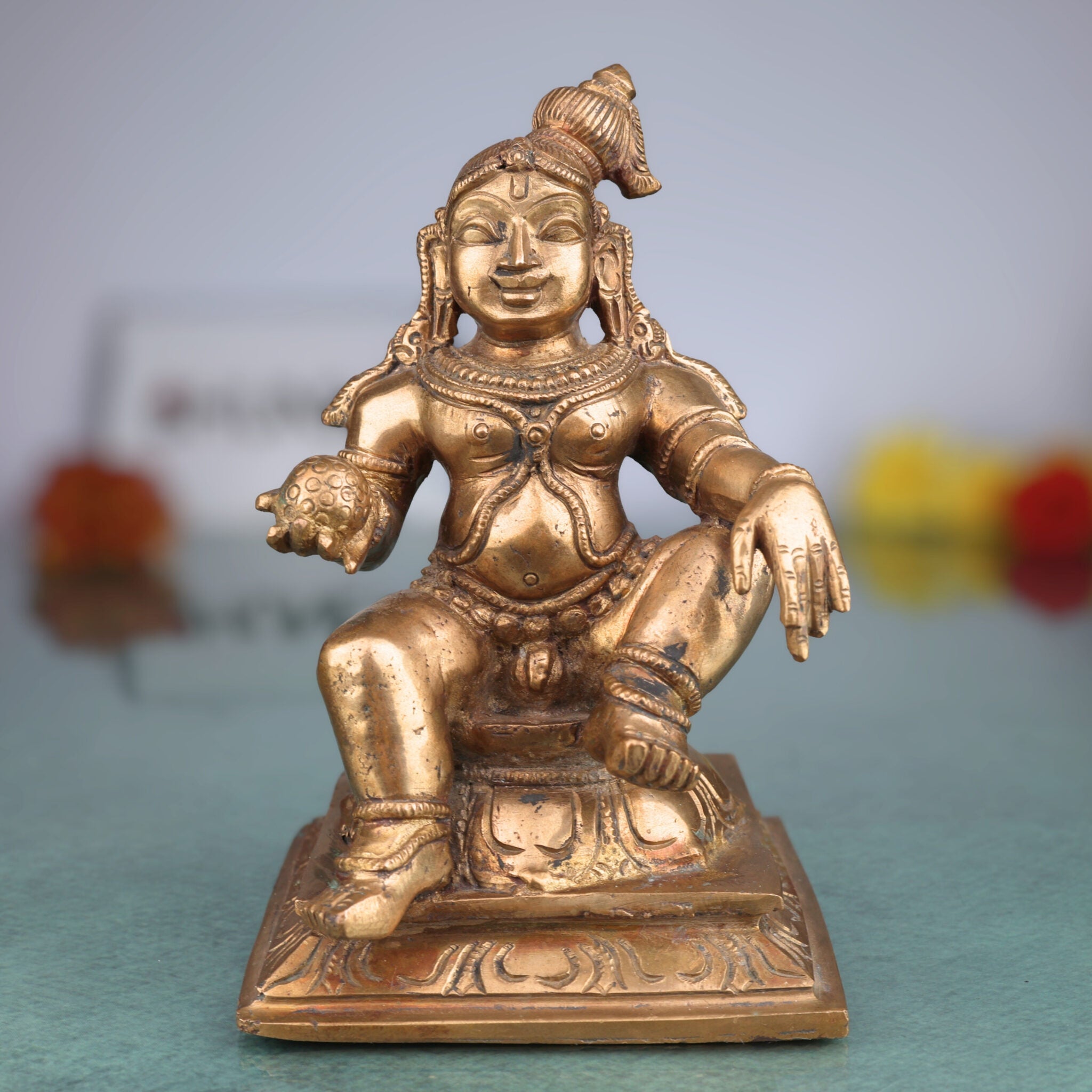 Handcrafted Bronze Bal Gopala Idol
