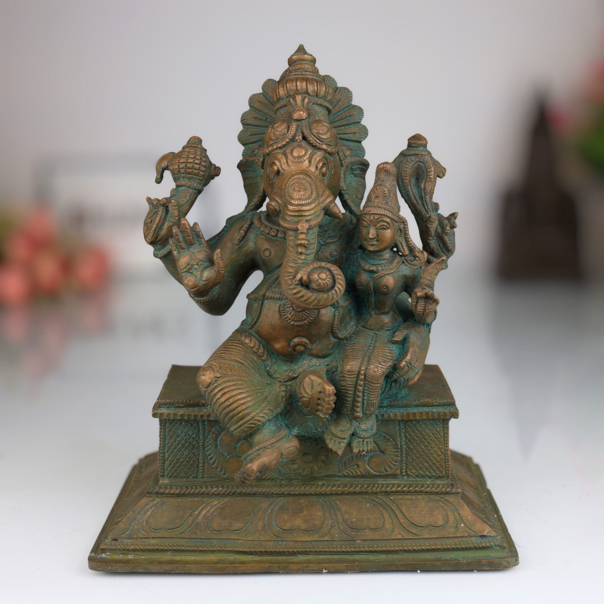 Panchaloha Ganesha with Siddhi
