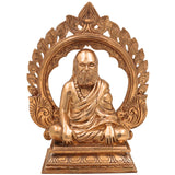 Pamban Swamigal Idol in Panchaloha Bronze – Handcrafted South Indian Temple Statue, Artisan-Made Murti for Pooja and Home Altar,Gold, 8 Inch, 1 Piece